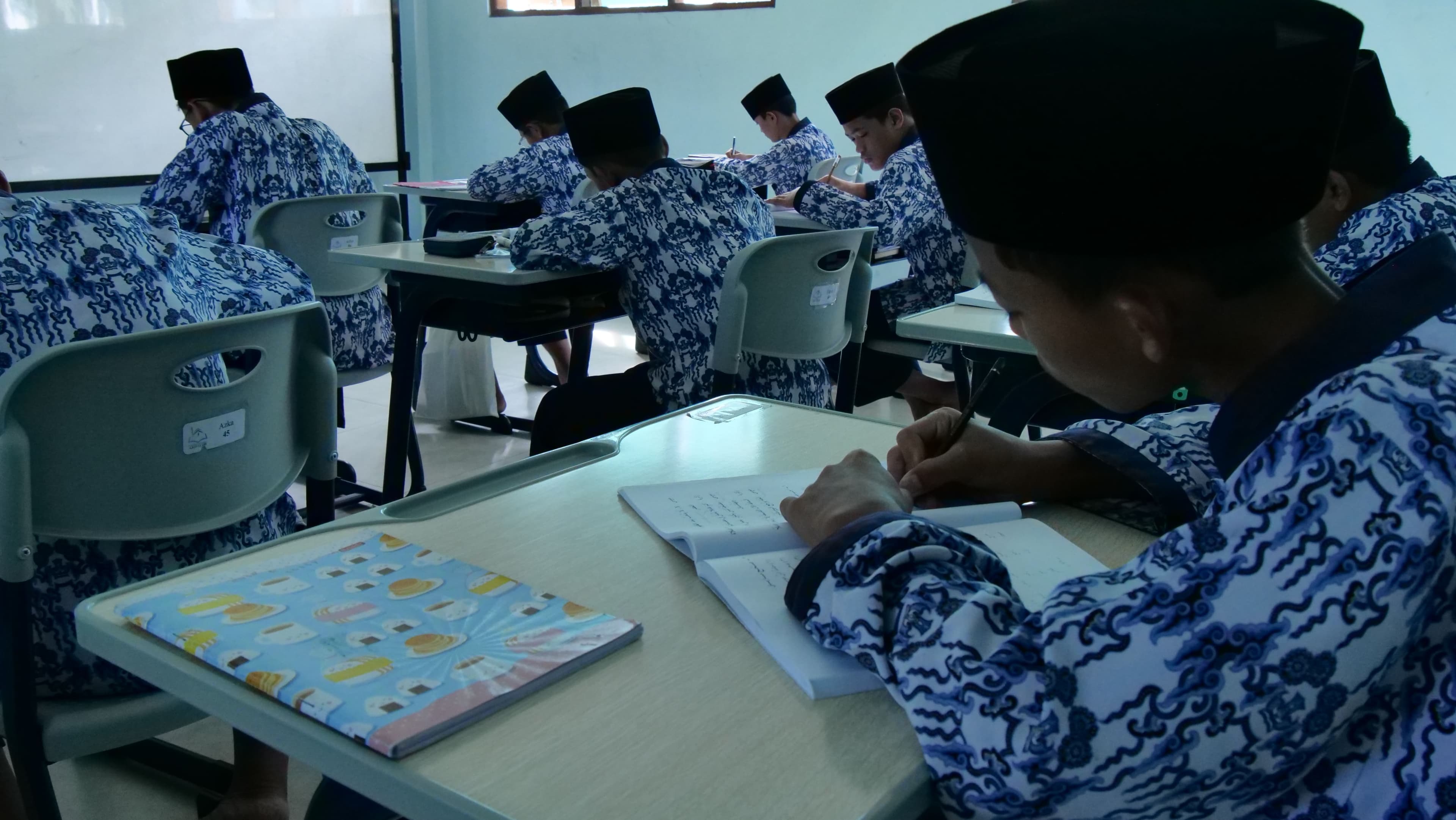 Kegiatan pembelajaran santri Pesantren Gratis Klaten